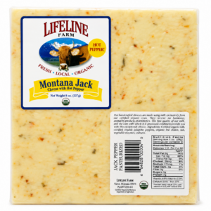 LF4 - Montana Jack W/Hot Pepper (O) 5 LB Block- Price Per Pound TEMP UNAVAILABLE