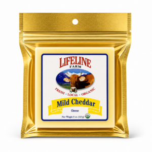 LF1 - Cheddar Mild (O) 8 OZ