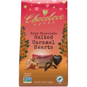 AAAAAAAACL - Valentine's Salted Caramel Hearts Dark Choc - SEASONAL! WHILE SUPPLIES LAST!