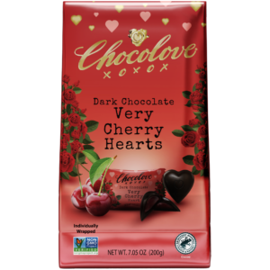 AAAAAAAACL - Valentine's Very Cherry Hearts Dark Choc - SEASONAL! WHILE SUPPLIES LAST!