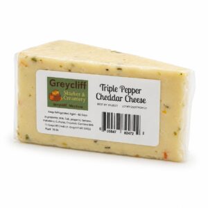 AAAAAAAAAGC1 - Cheddar Triple Pepper Wedge - NEW! MT MADE!