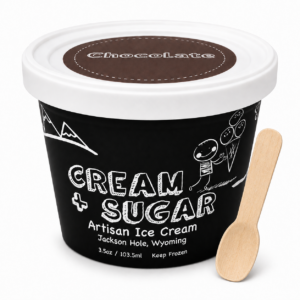 AACS3 - Chocolate Mini Cup w/ Spoon - NEW SIZE!