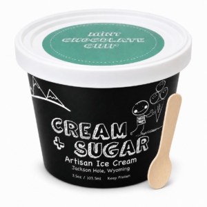 AACS3 - Mint Chocolate Chip Mini Cup w/ Spoon - NEW SIZE!