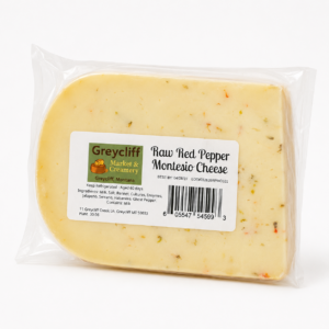 AAAAGA1 - Red Pepper Montesio Wedge - MT MADE! NEW FLAVOR!