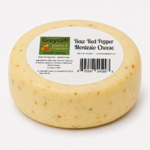 AAAAGA1 - Red Pepper Montesio Wheel - MT MADE! NEW FLAVOR!